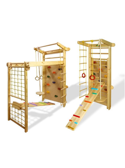 Спорткомплекс Скелелаз трансформер з дошкою ребристою